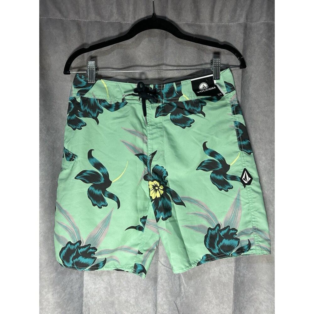 New Boys Size 20 (18) Volcom Boardshorts Polyester MOD Polydactal Trunk